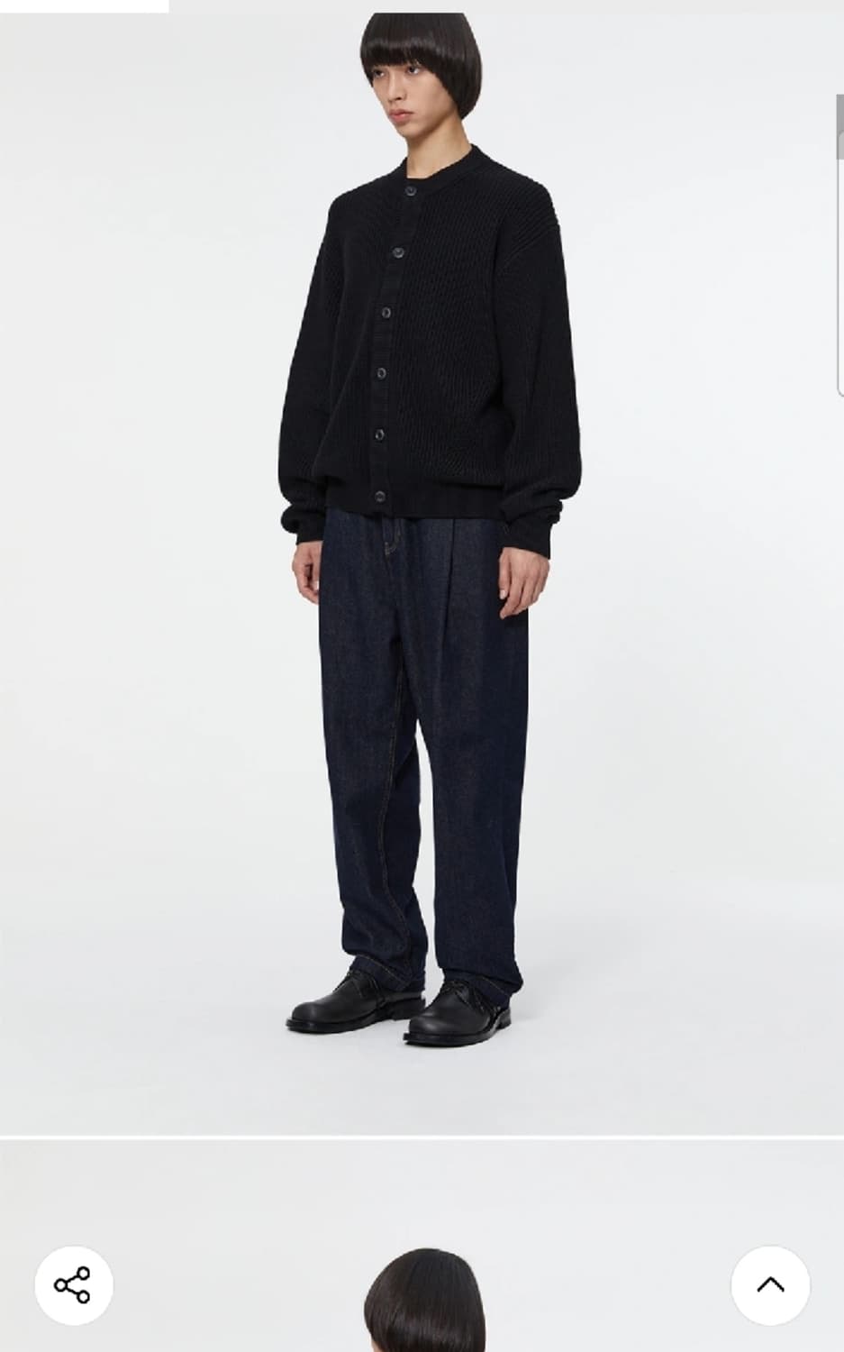 일꼬르소 캐시미어 라운드넥 가디건 상품이미지5