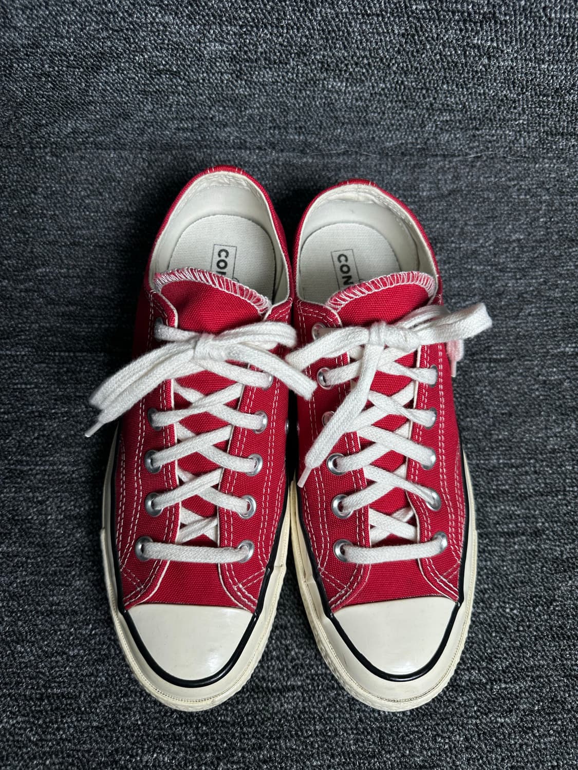컨버스 척테일러 70 로우 레드 245mm 상품이미지3