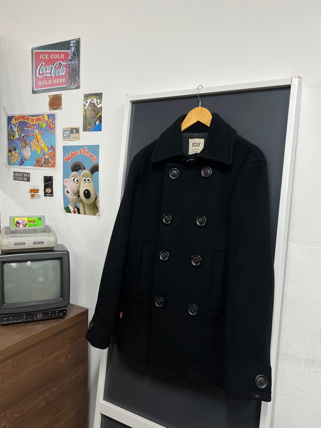 Levis 리바이스 램스울 더블 피코트 상품이미지1