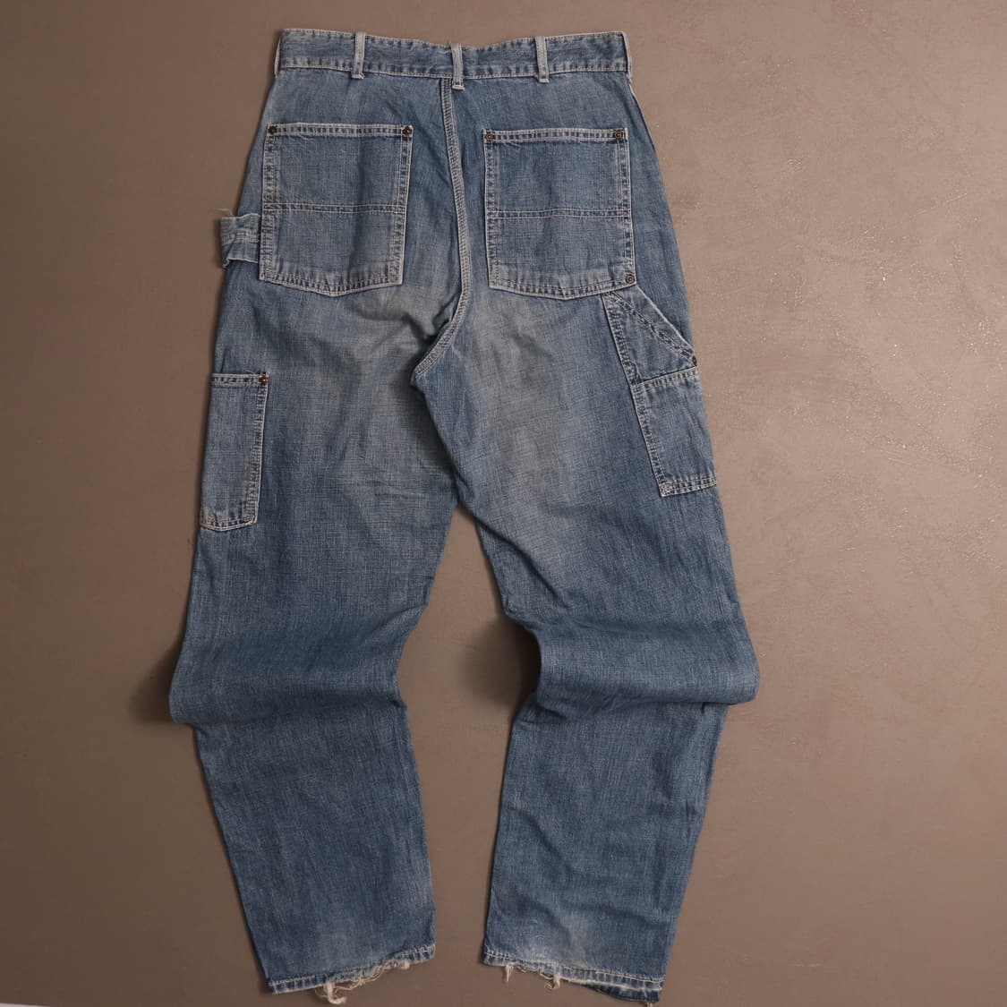 90'S 칼하트 재팬 복각 더블니 데님팬츠A1629 상품이미지6