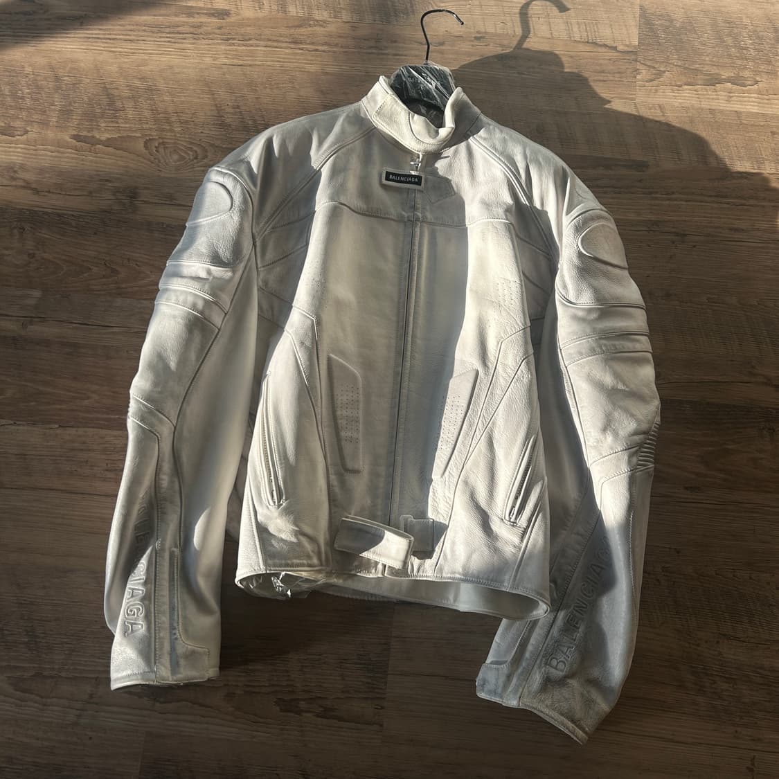 발렌시아가 모터사이클 레더 바이커 자켓 상품이미지5