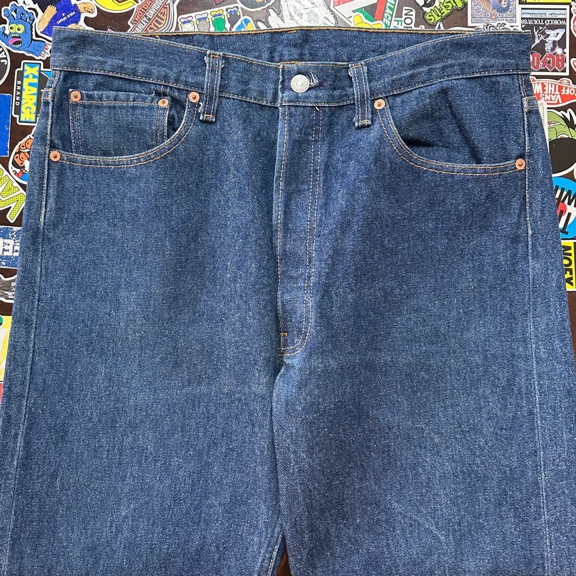 90s USA 리바이스 501XX STF 블루 진 데님 팬츠 34 상품이미지5