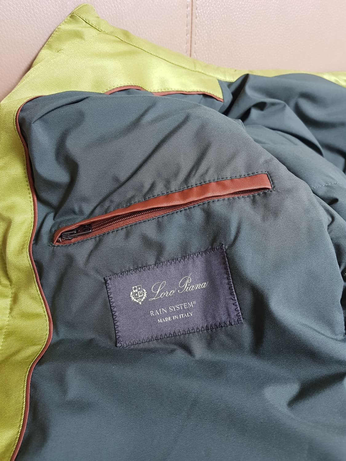 로로피아나 퀼티드 실크 패딩 오버 셔츠 자켓 상품이미지6