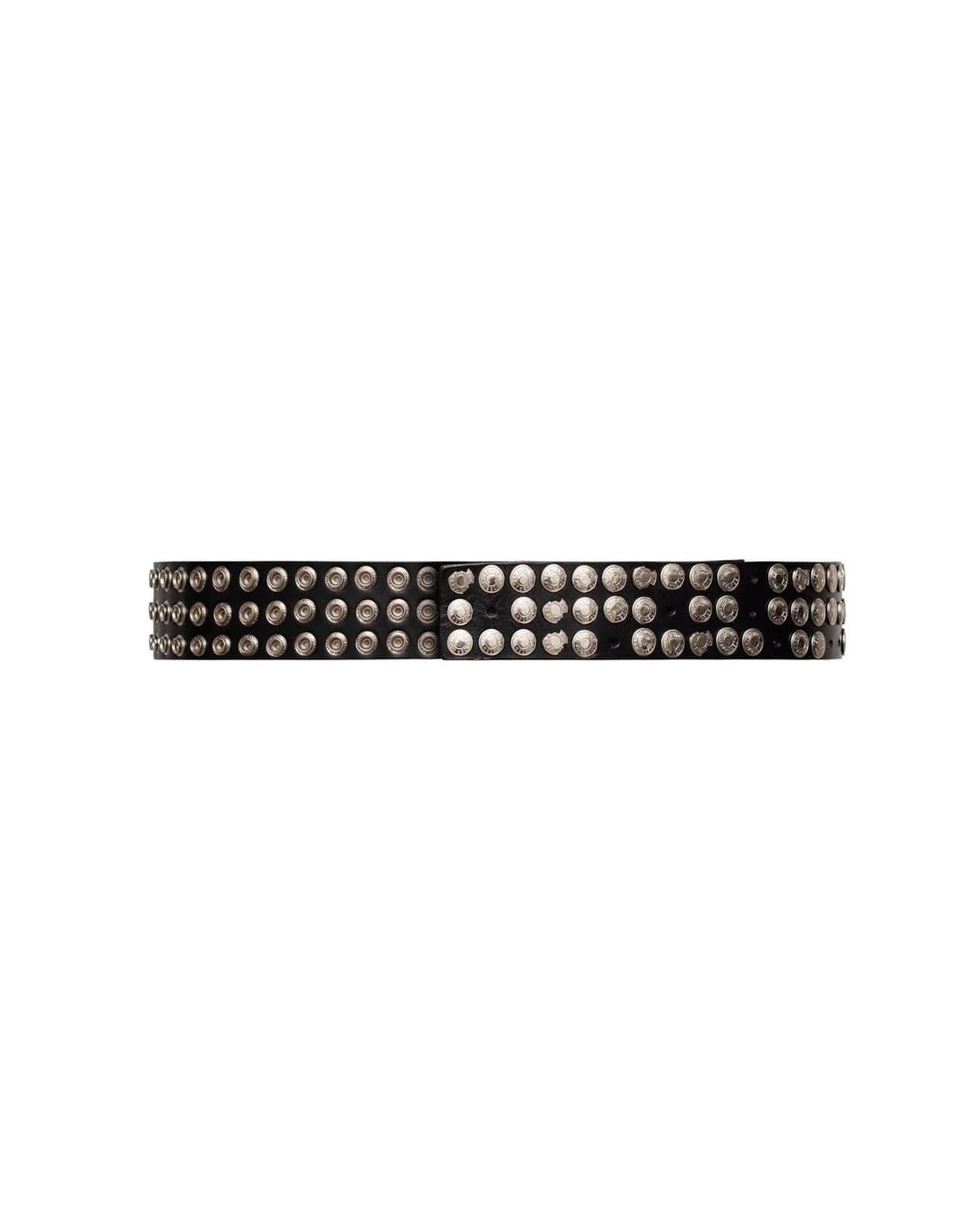 racer worldwide black button belt 상품이미지4