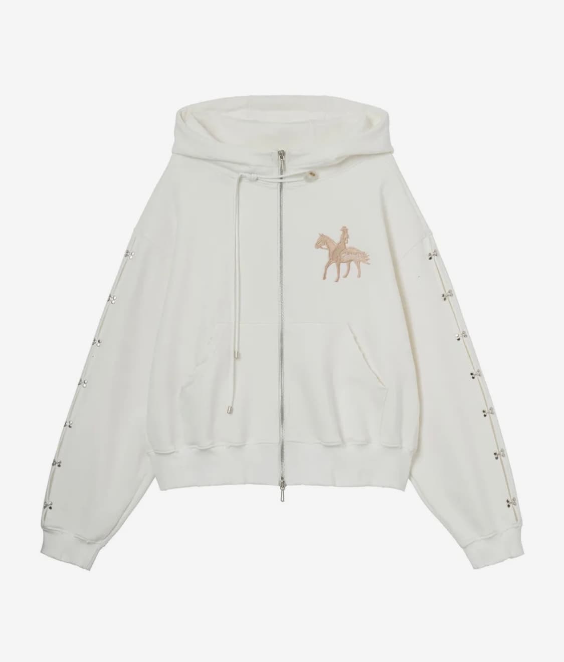 2000 아카이브스 year of horse 후드집업 아이보리 상품이미지1