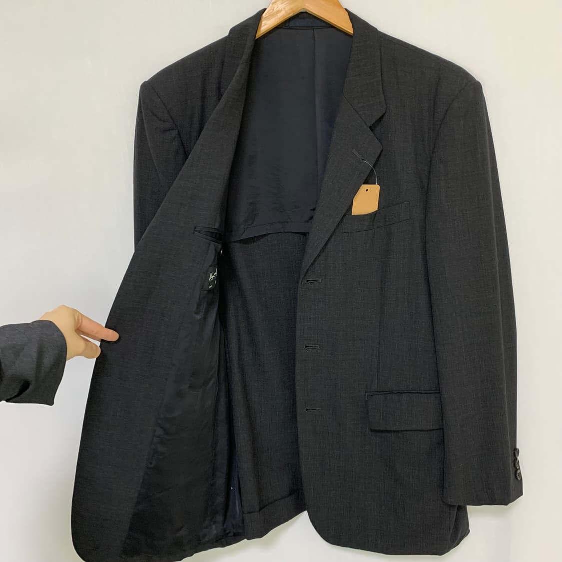 마가렛호웰 쓰리포켓 버튼 블레이저 여름 울자켓 M 그레이 남녀공용 상품이미지8