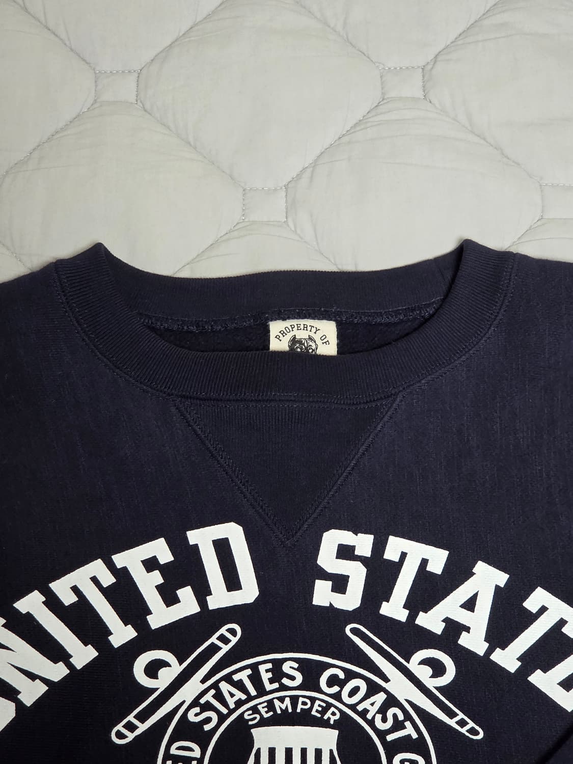 브론슨 해양경비대 네이비 헤비 스웨트셔츠 40 상품이미지4