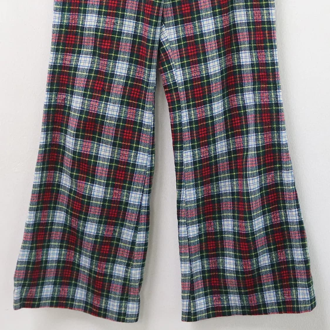 VINTAGE FLARED 울 체크 팬츠 67413 상품이미지4