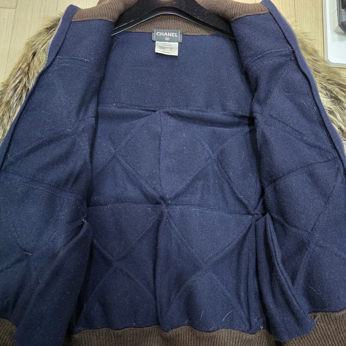 샤넬 캐시미어 faux퍼 자켓 상품이미지6