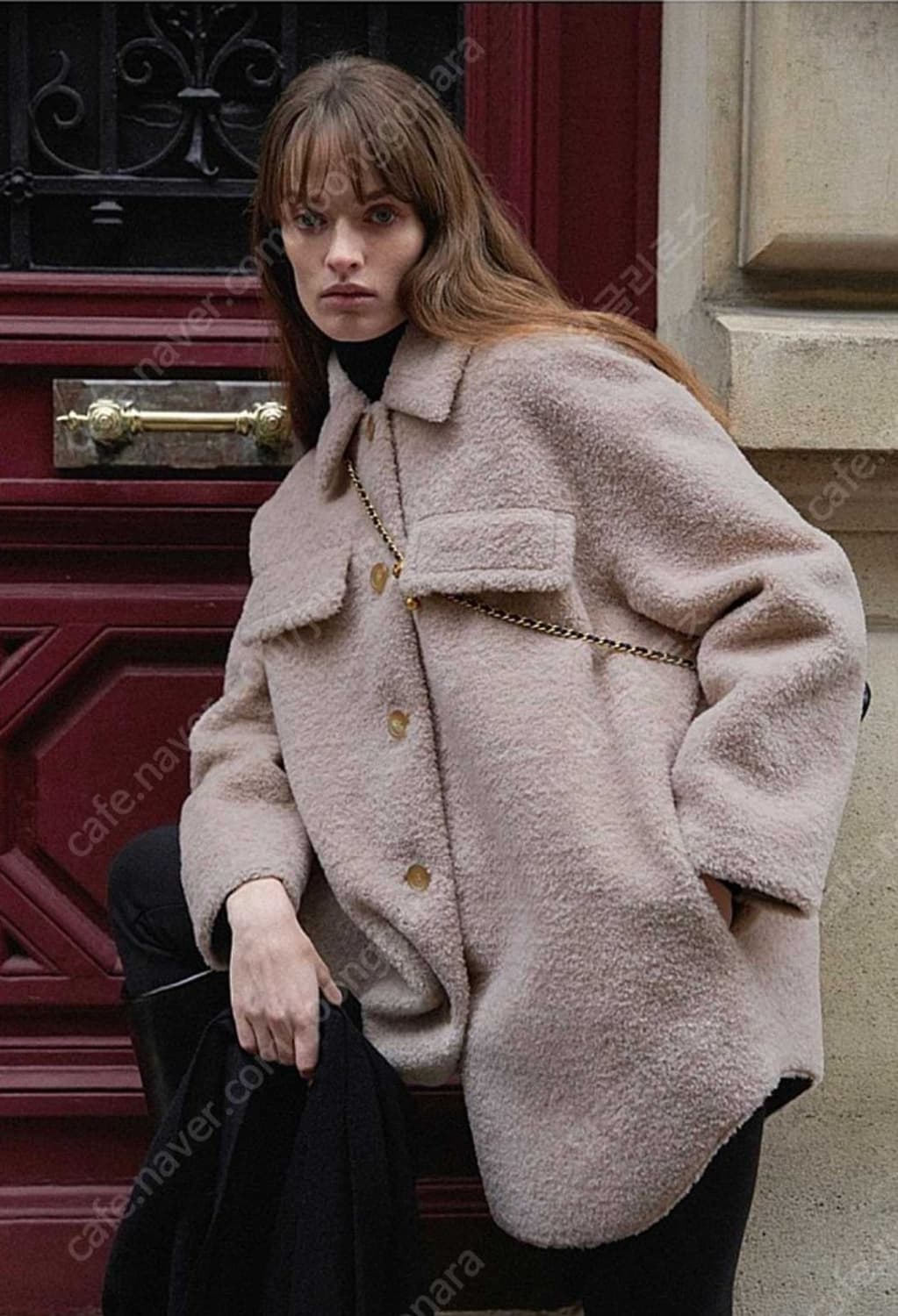 오르 orr  시어링 터치 울 사파리 자켓 xs사이즈 상품이미지2