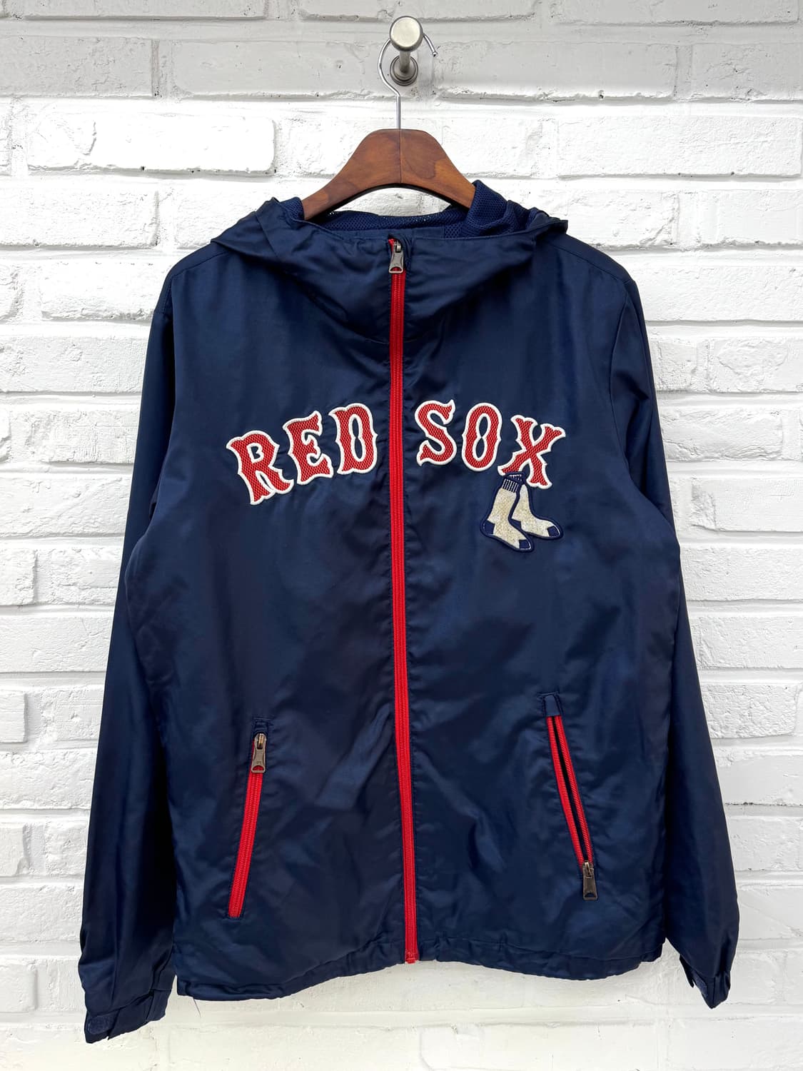 MLB 레드삭스 블루 집업 상품이미지3