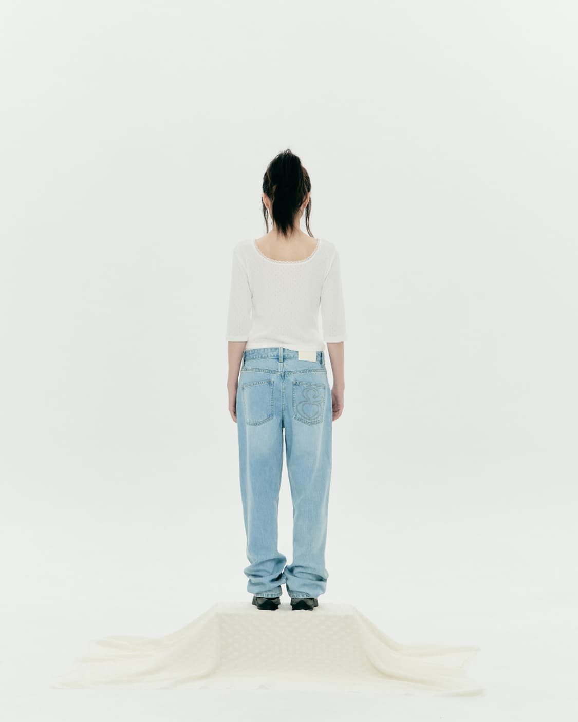 ponnies 미드라이즈 진(M) 상품이미지4