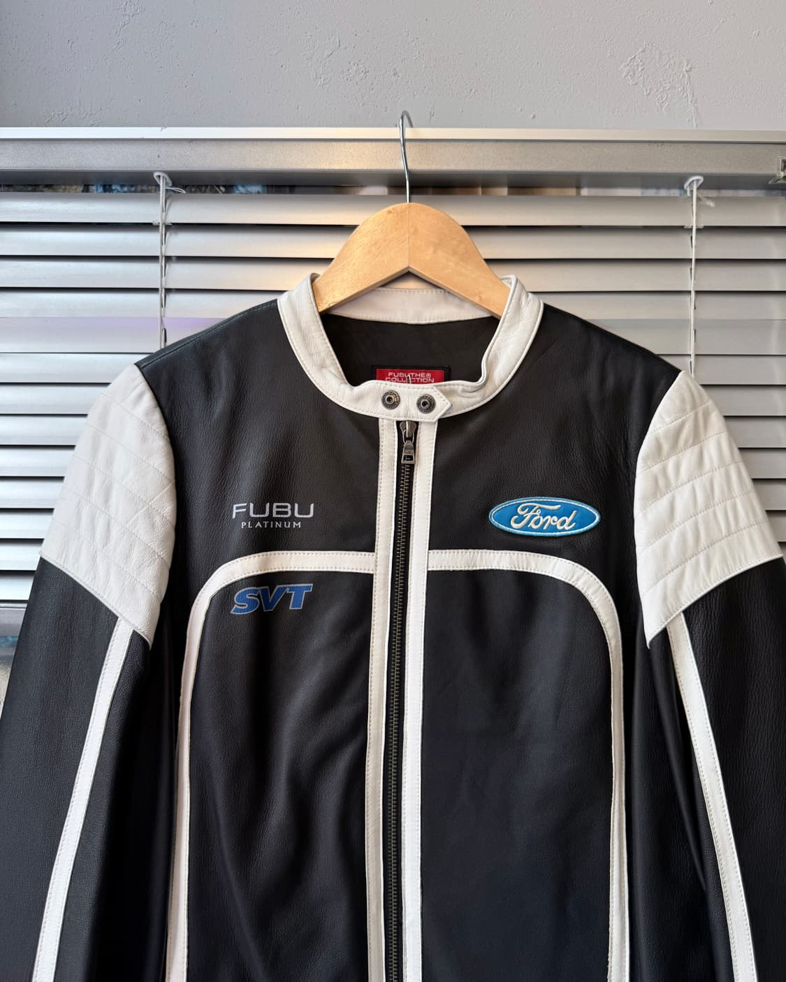 FUBU platinum lambskin racing jacket 상품이미지3