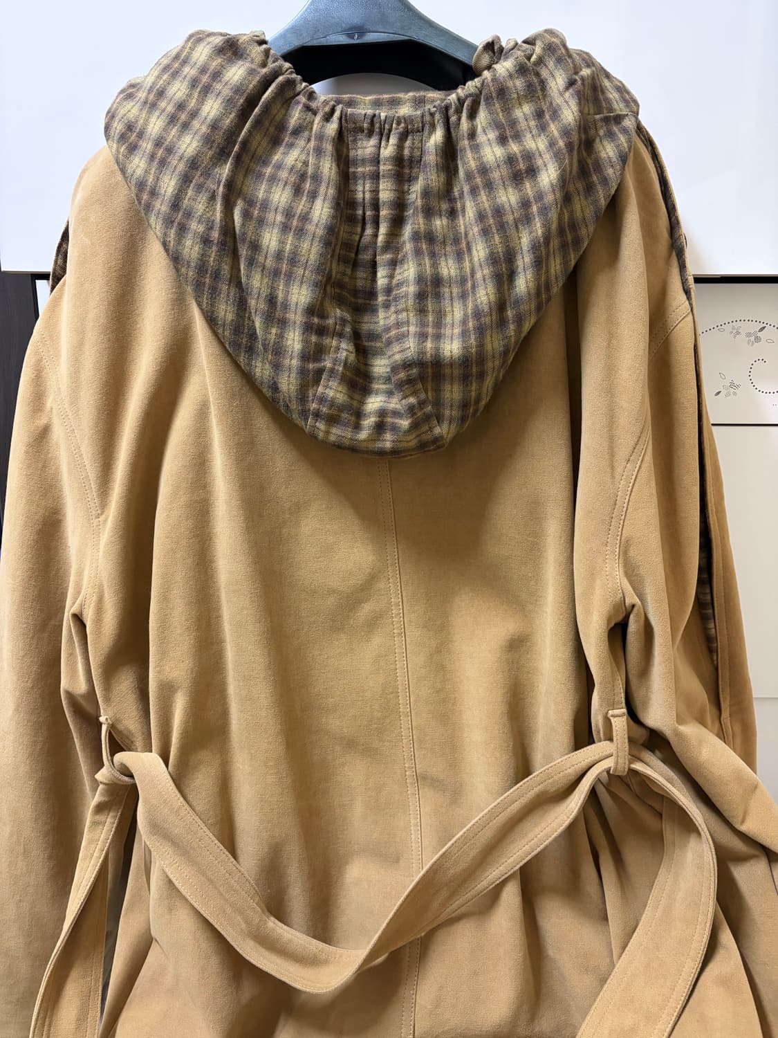 [M] 와이프로젝트 후드 벨트 트렌치 코트 상품이미지5