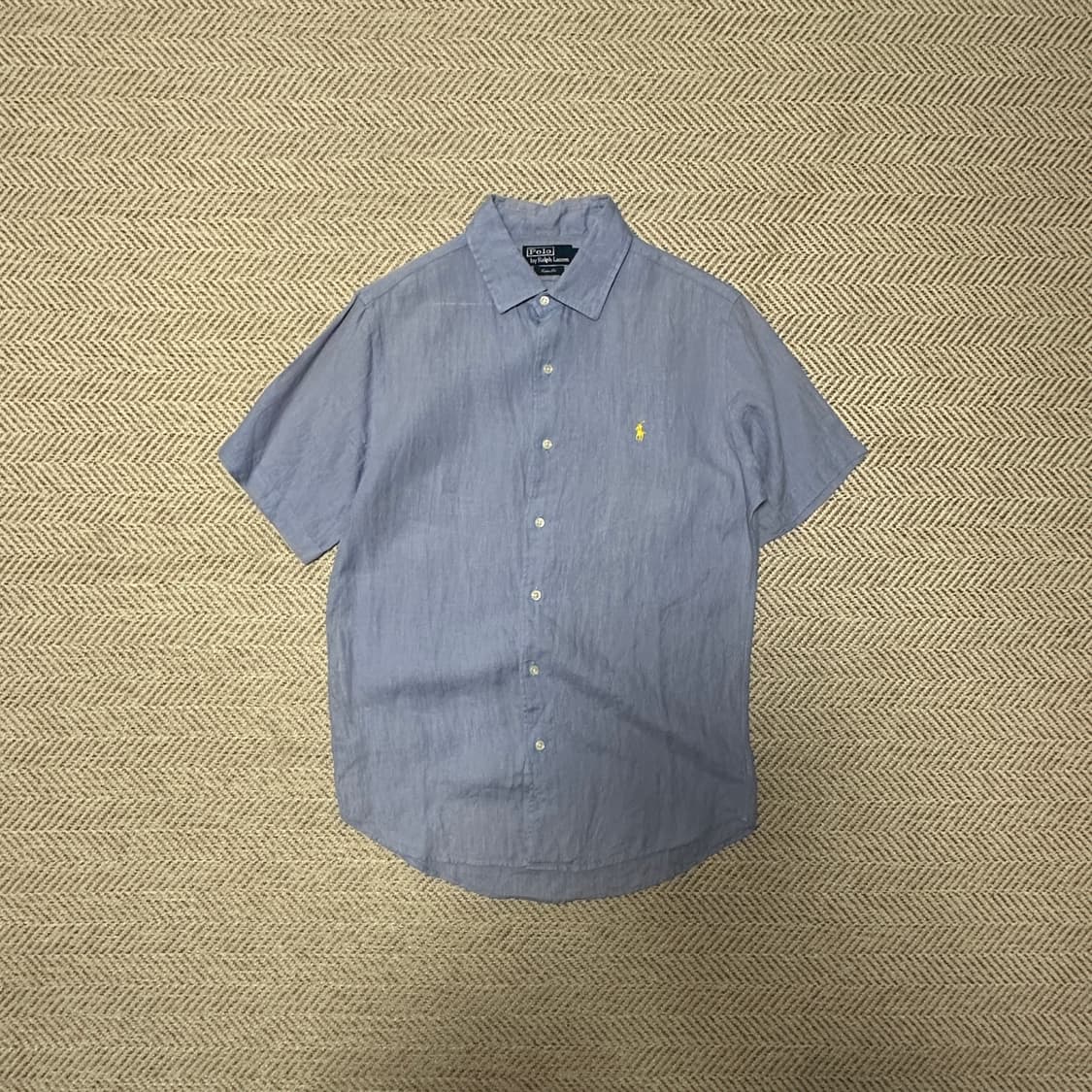 POLO RALPH LAUREN linen 100% half shirt 상품이미지1