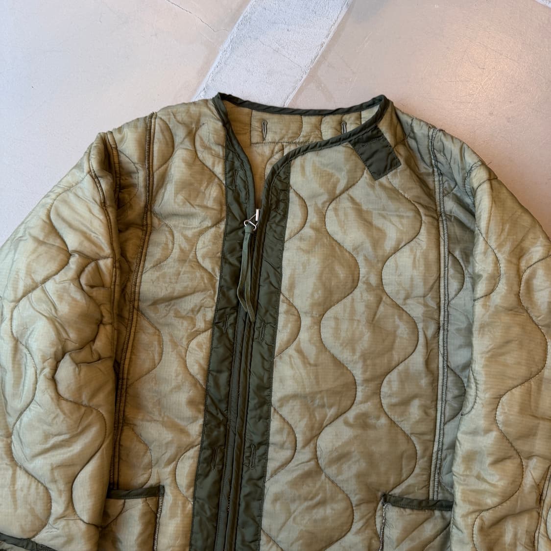 예스터데이스 투모로우 m65 퀼팅 라이너 자켓 상품이미지4