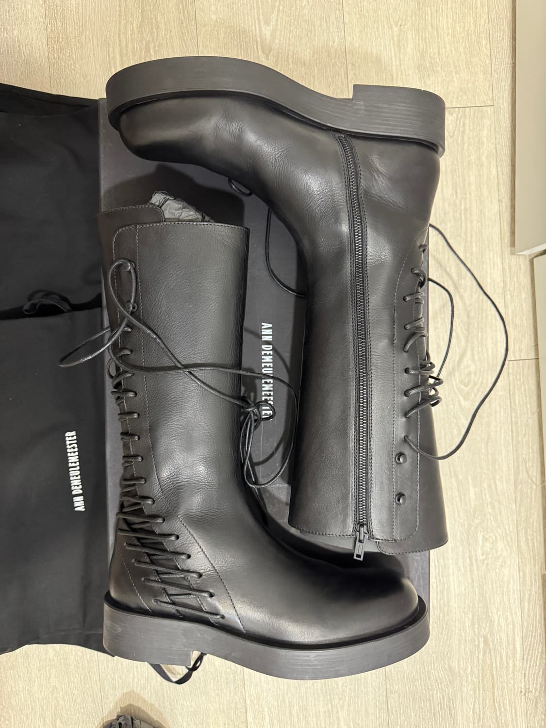 앤드뮐미스터 백레이스 부츠 40사이즈 MICK BOOTS 상품이미지4