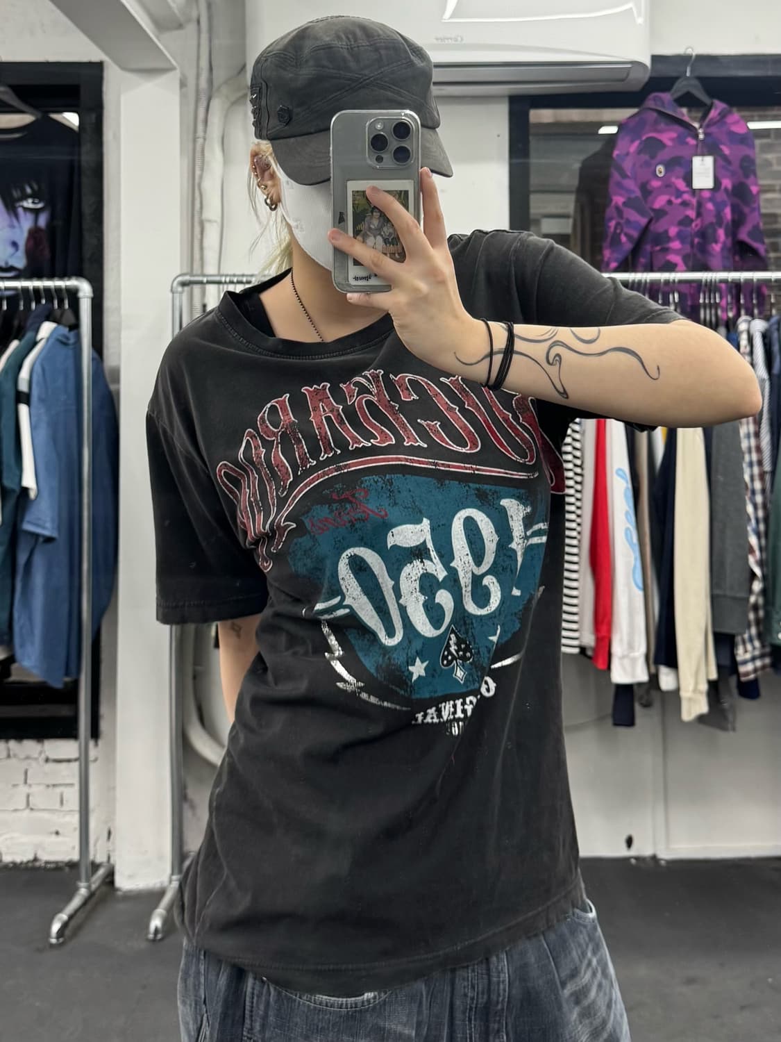 버커루 Y2K 프린팅 티셔츠 상품이미지1