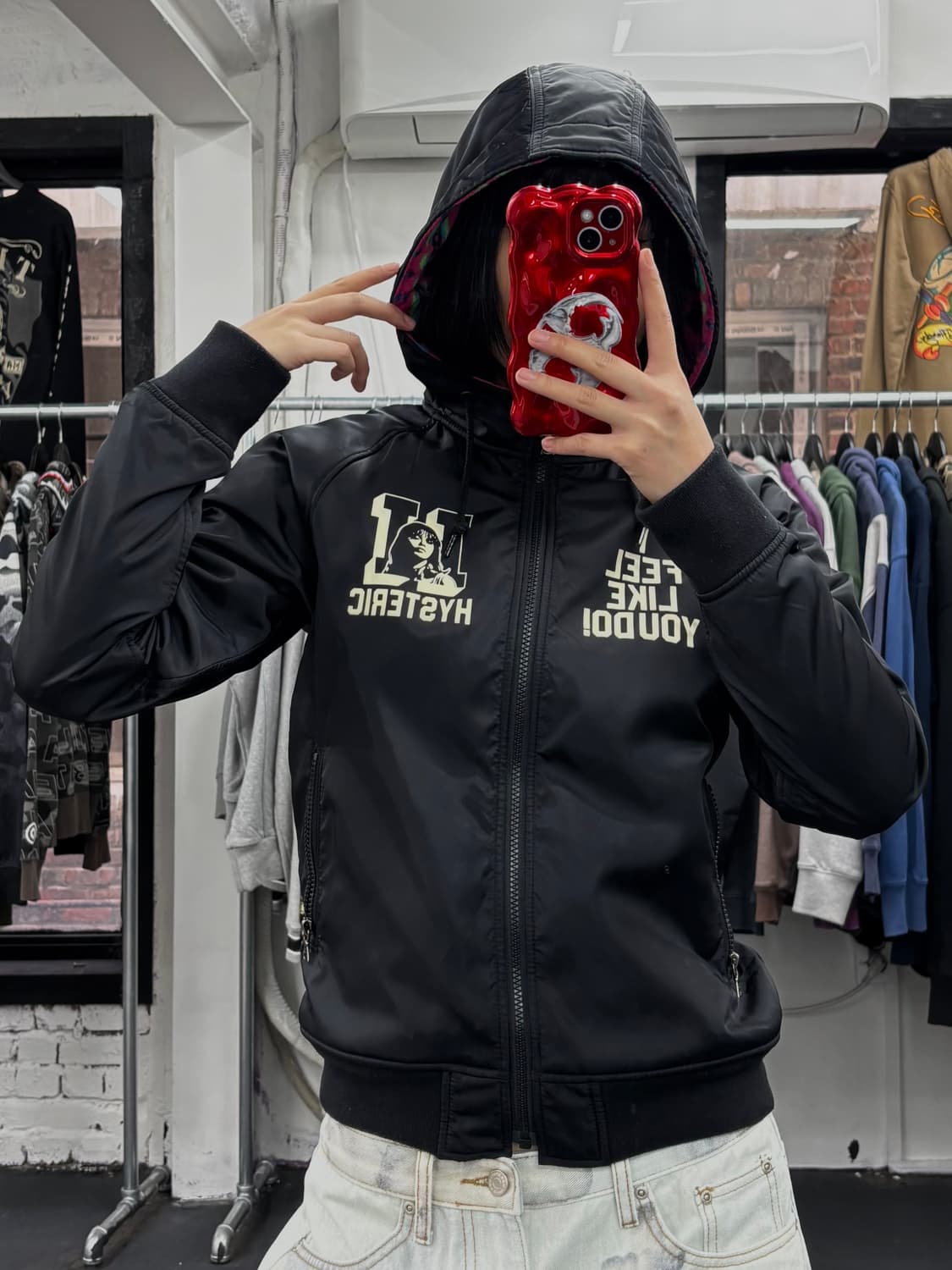 히스테릭 글래머 히스걸 나일론 자켓 상품이미지3