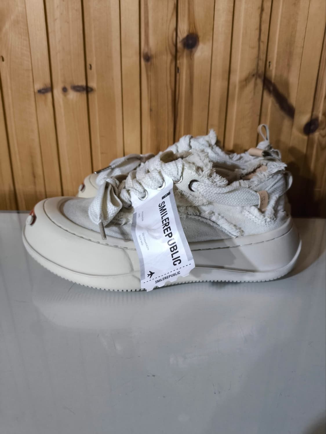 35 220mm 스마일리퍼블릭 캔버스 스니커즈  상품이미지1