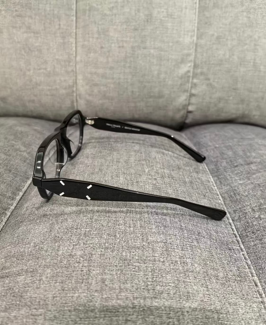 새싱품급판매 젠틀몬스터x메종마르지엘라 패션안경 MM113 01  블랙 상품이미지2