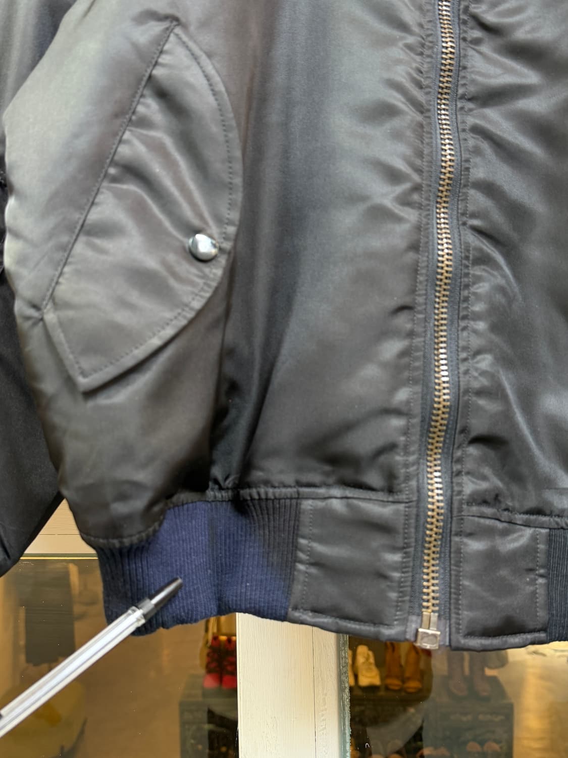 BOMEX 봄버 항공 점퍼 블랙 XL 상품이미지6