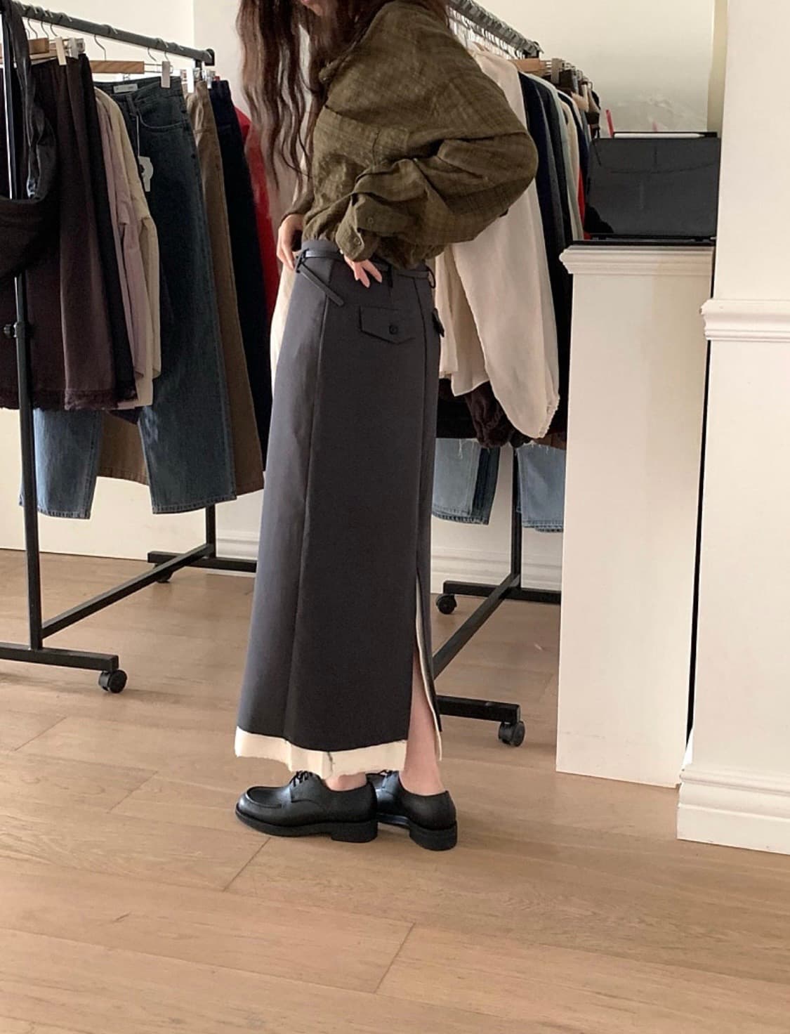 드온도 레이어드 스커트 새상품 상품이미지4