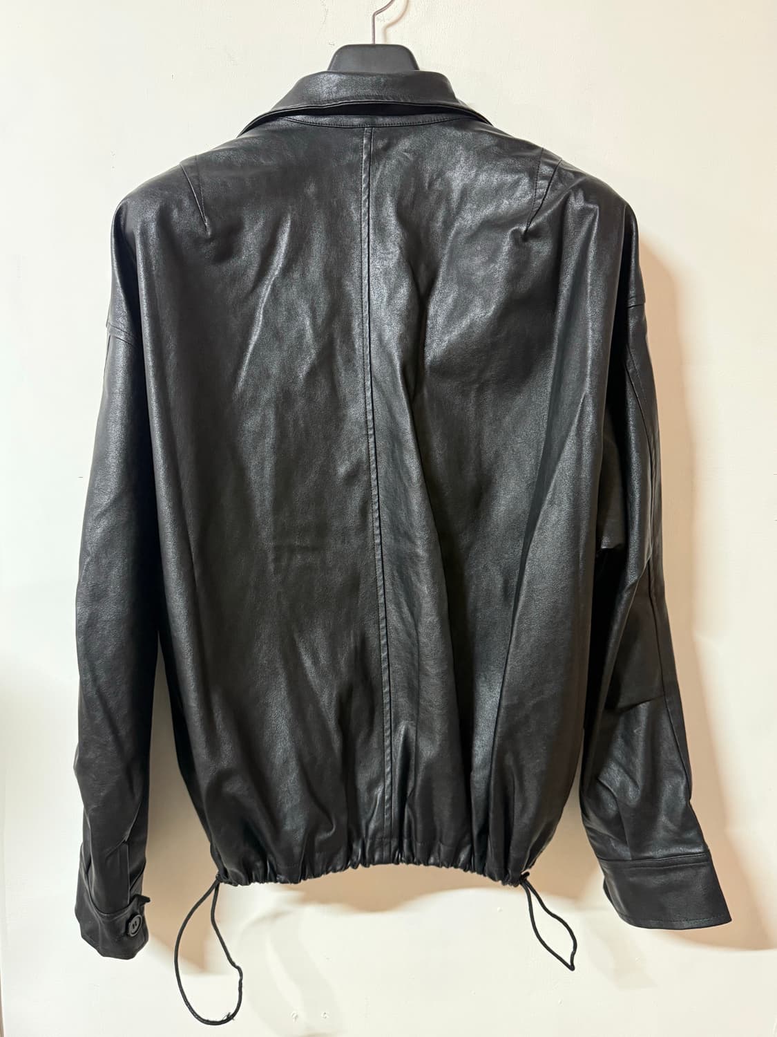 파르티멘토 오버핏 레더 자켓 블랙 M 상품이미지3