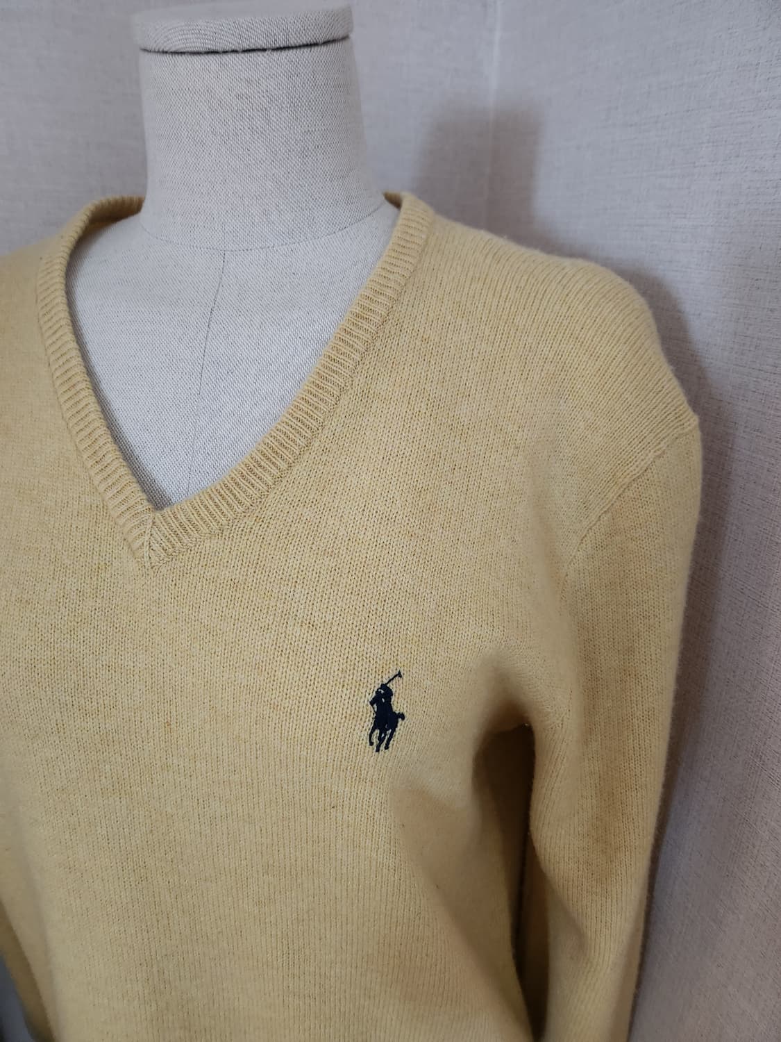 (66~77) 폴로랄프로렌 램스울 브이넥니트 상품이미지2