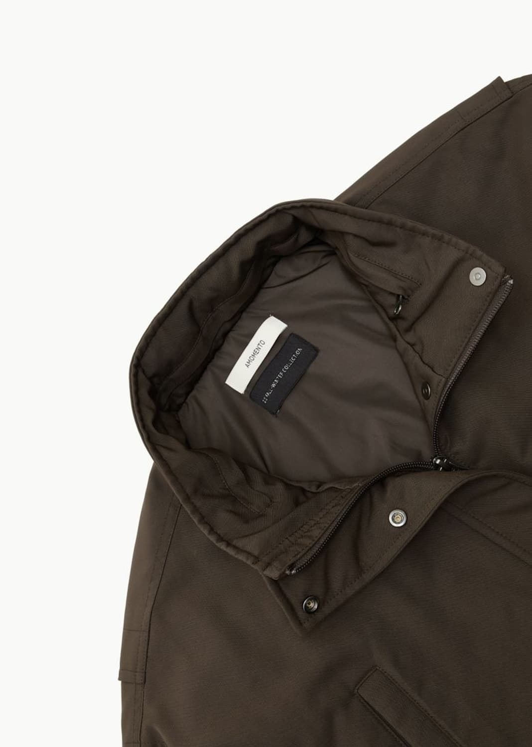 아모멘토 PADDED HOODED CROP JUMPER 상품이미지3