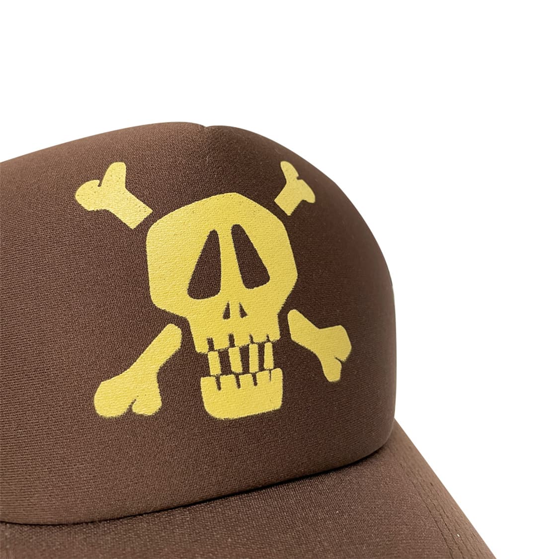 스투시 스컬 로고 메쉬캡 브라운/골드 상품이미지3