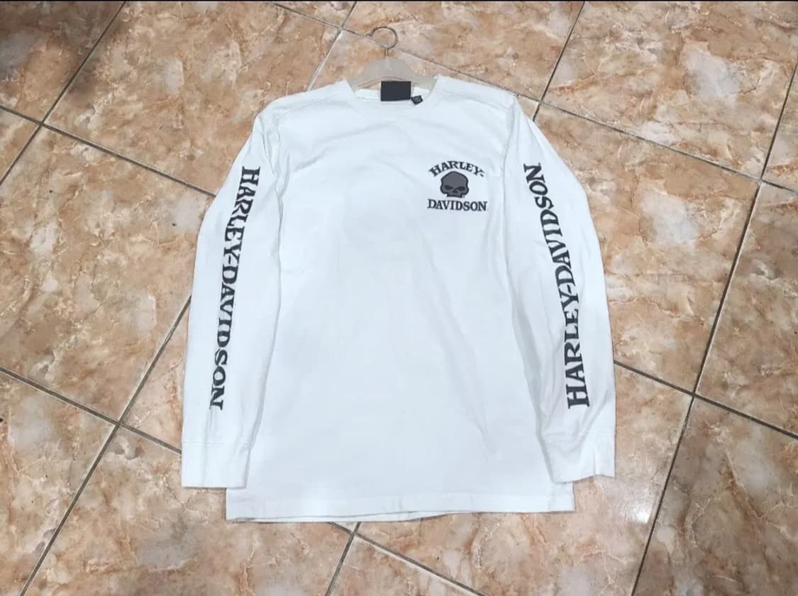 할리데이비슨 스컬 긴팔티셔츠 상품이미지1