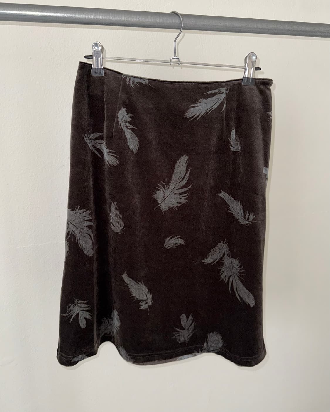 빈티지 벨벳 스커트 상품이미지3