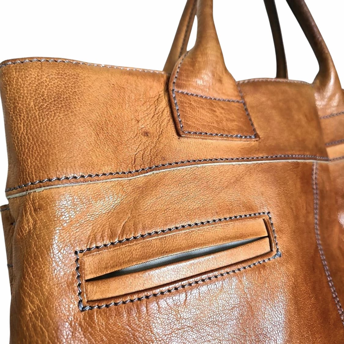 마가렛 호웰 아이디어 염소가죽 투웨이 헬맷백 상품이미지3