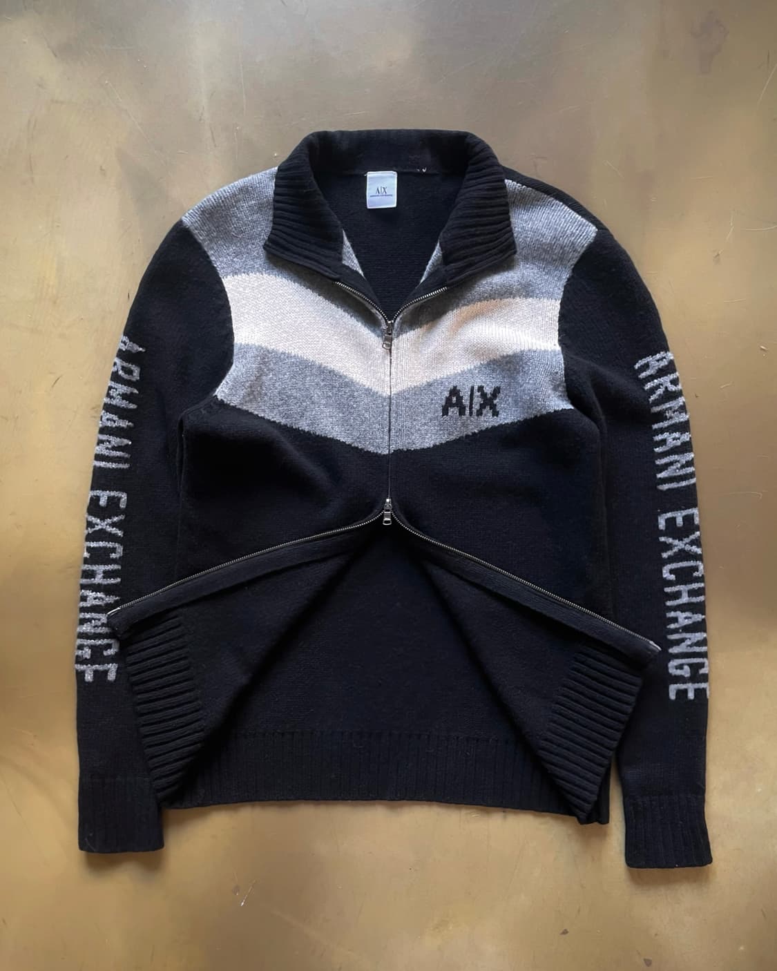 90-00s Armani Exchange Knit Zip-up JK 상품이미지3