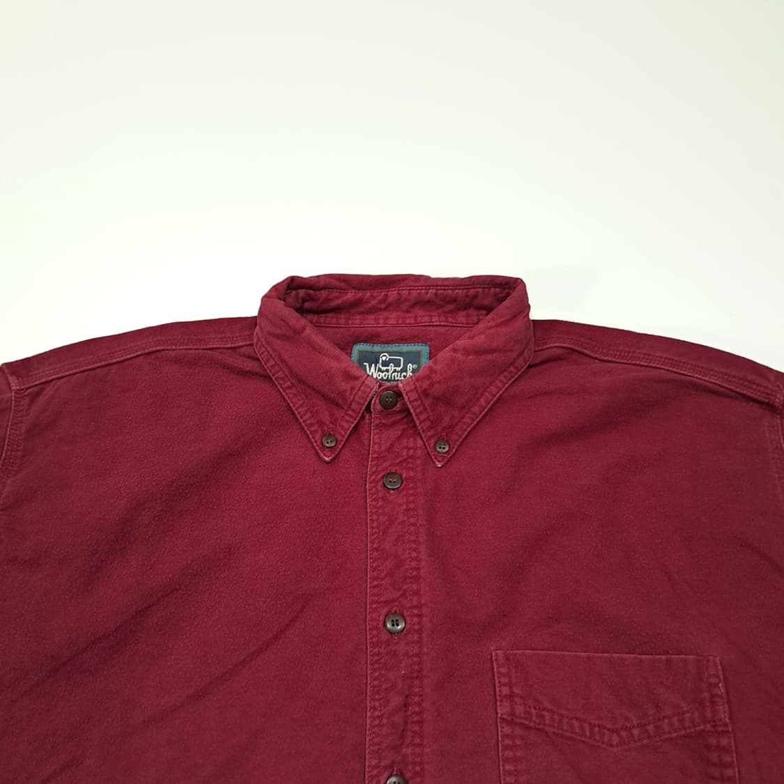 CL186 울리치 코튼 샤모아 버건디 셔츠 상품이미지2