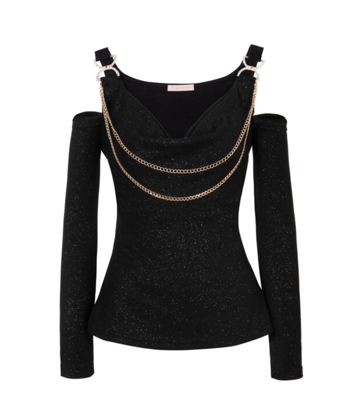 베이비메탈클럽 샤이니 돌 탑 블랙 상품이미지1