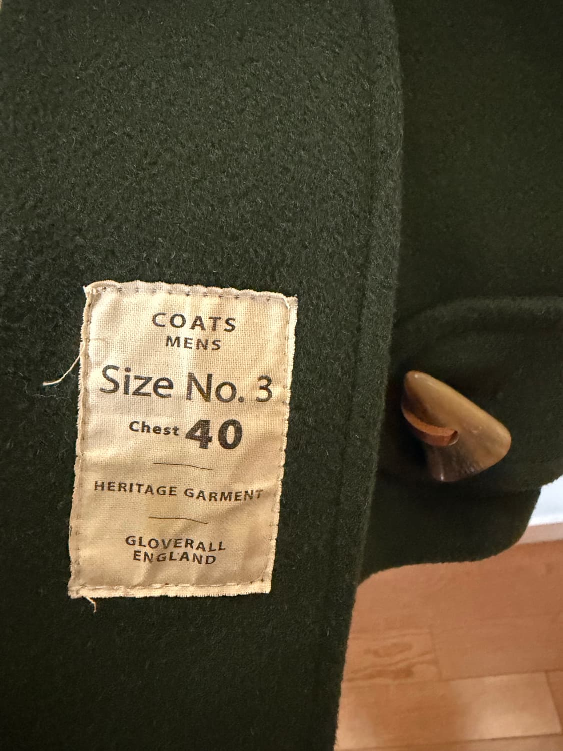 Gloverall 더플코트 그린40 상품이미지7