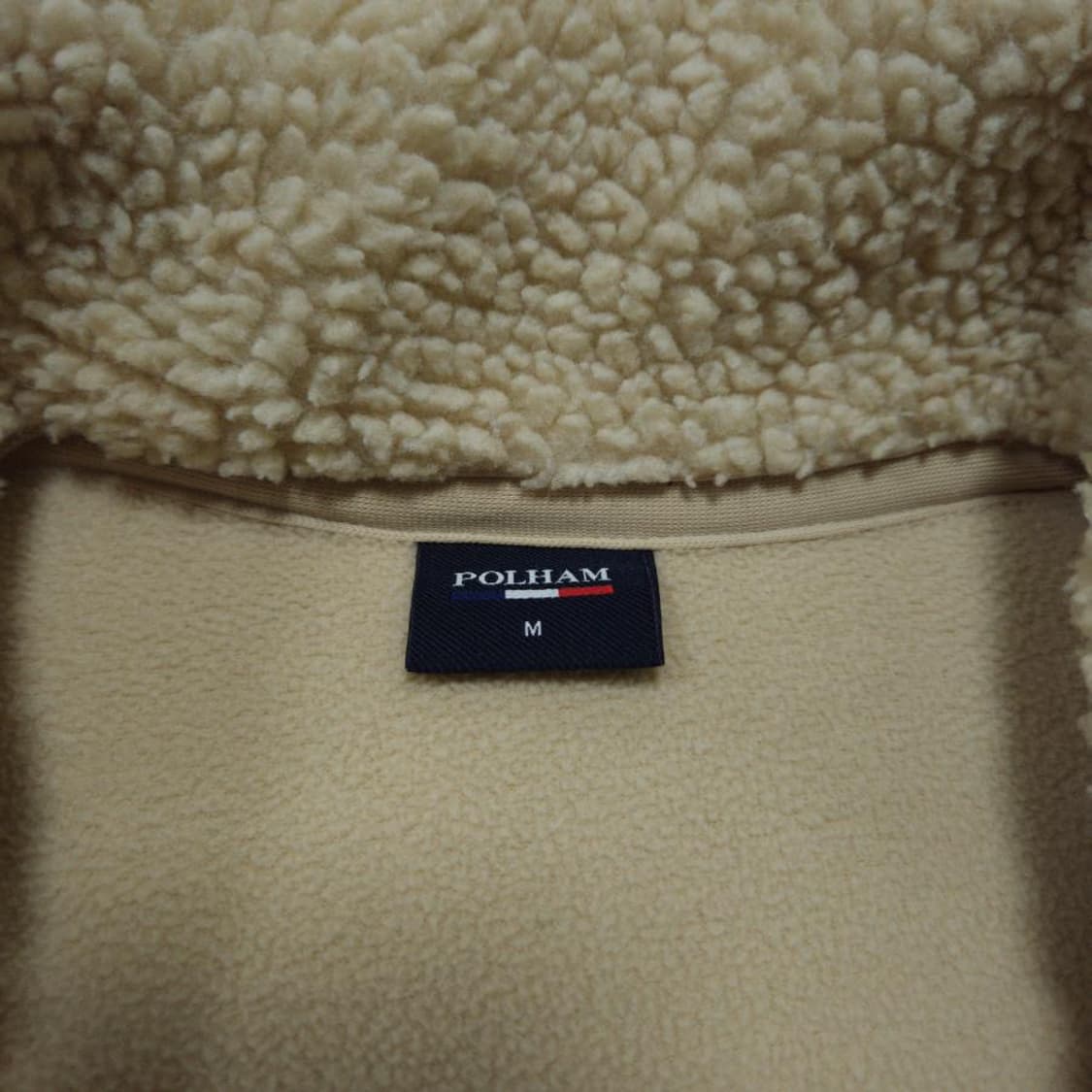 바배) 폴햄 보아 양털 후리스 뽀글이 집업 자켓 상품이미지3