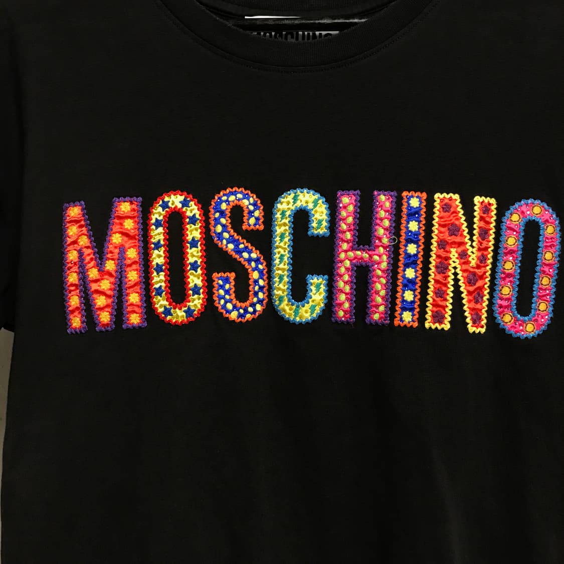 모스키노 블랙 반팔 티셔츠 -(W) 상품이미지4