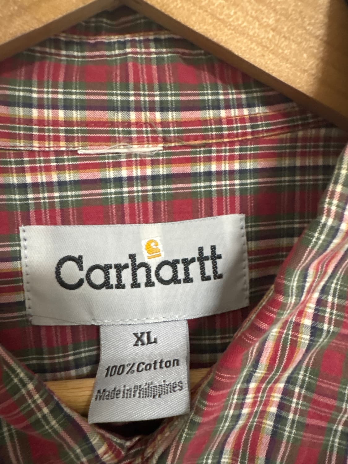 칼하트 체크셔츠 XL 상품이미지2