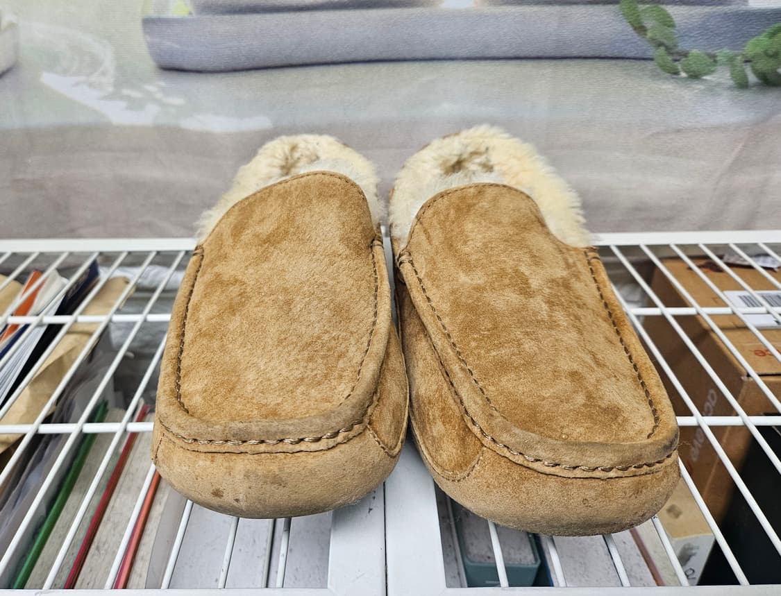 어그 남성 방한화 260 애스콧 양털 모카신 겨울 방한로퍼 SE02 상품이미지2