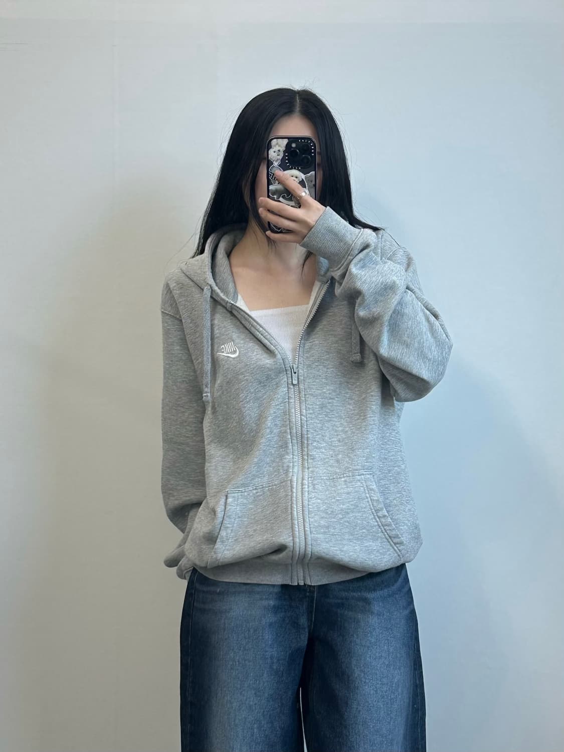 나이키 퓨추라 그레이 후드집업 상품이미지1