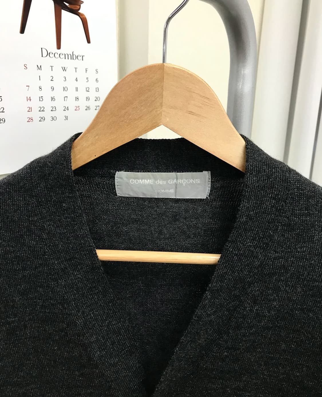 꼼데가르송 옴므 울 가디건 상품이미지2