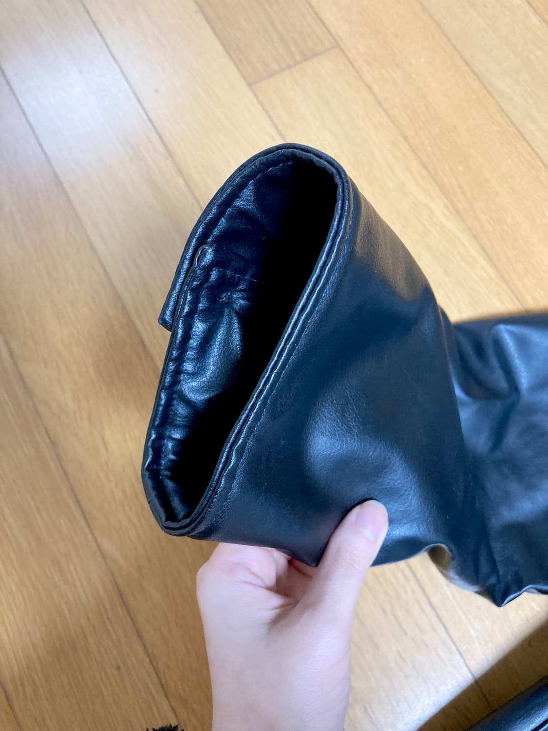 미쏘 레자 가죽 자켓 상품이미지5