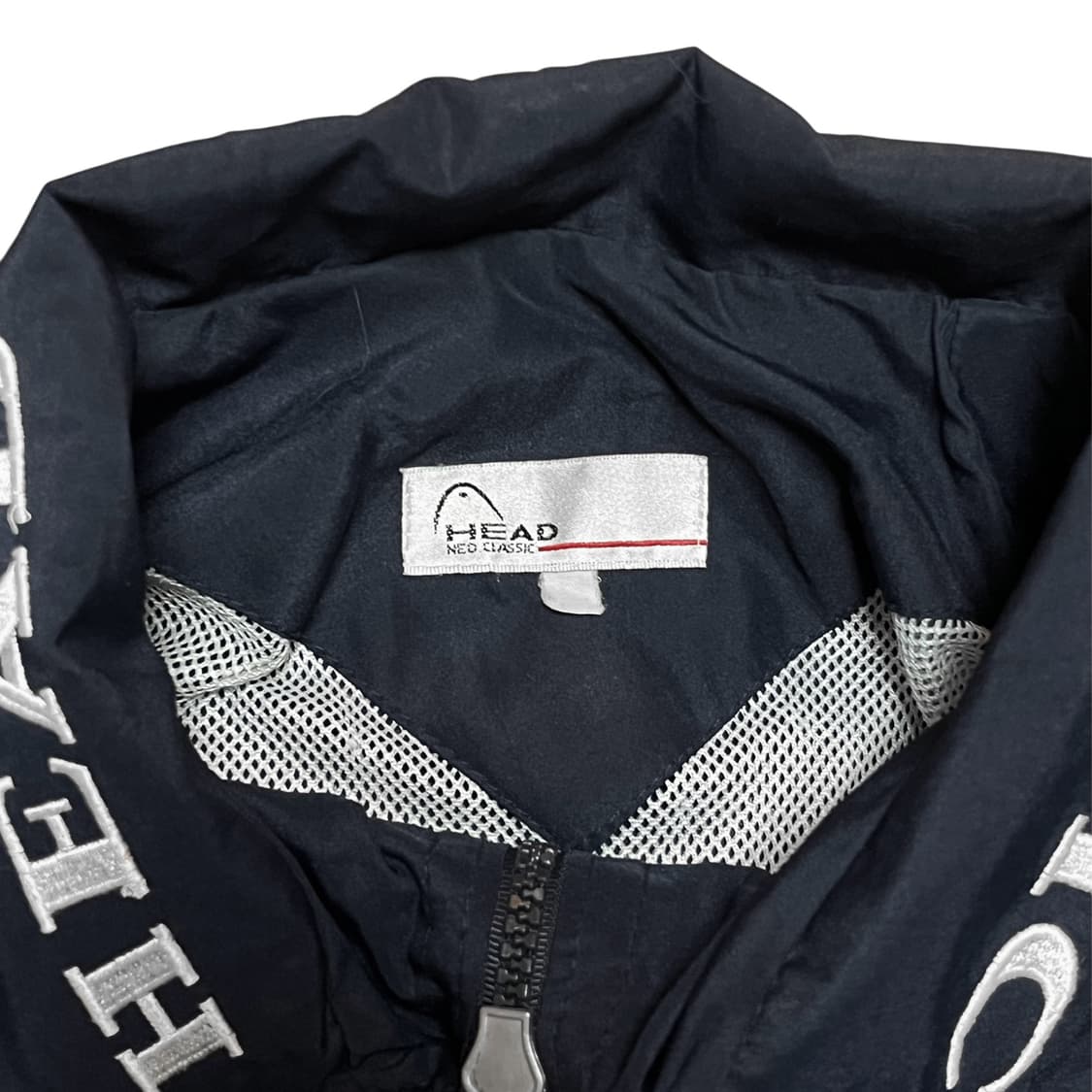 Head, Old School Logo Windbreaker_Navy 상품이미지5