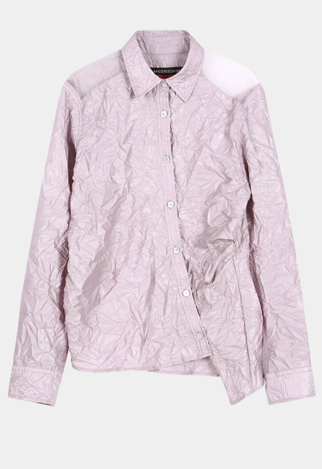 CRINKLED TWIST-TUCK SHIRT atb1495w(PINK) 상품이미지4