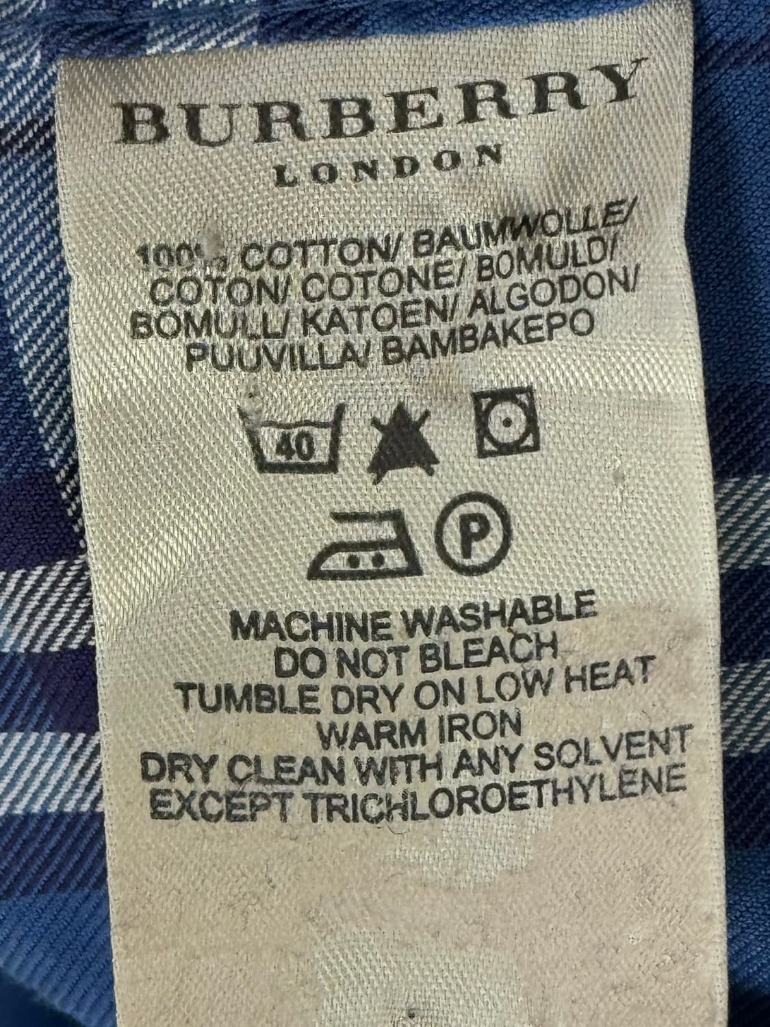 버버리 남성 남방 상품이미지8