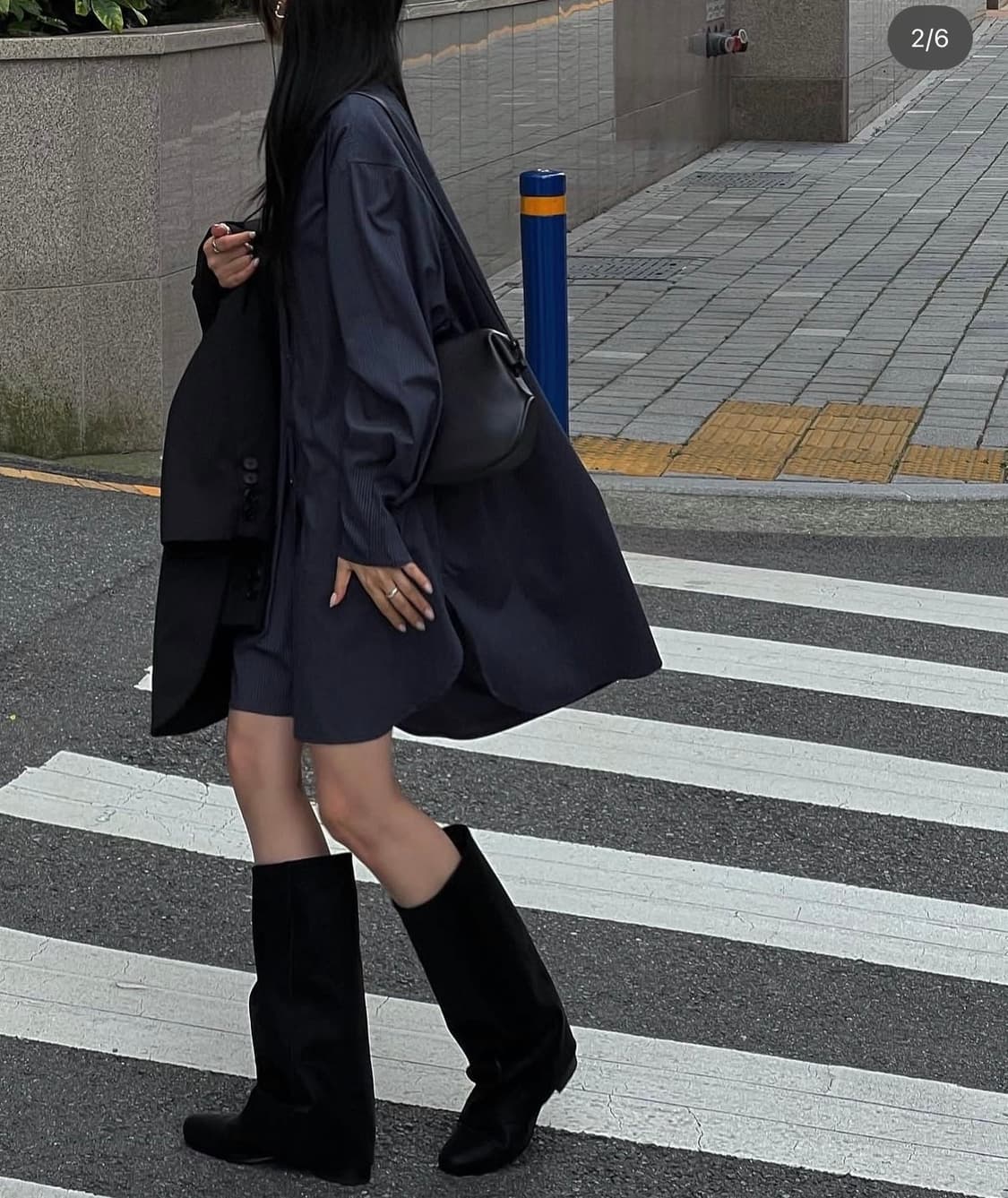 threetoeighty_wrinkle leather boots(Bk) 상품이미지5