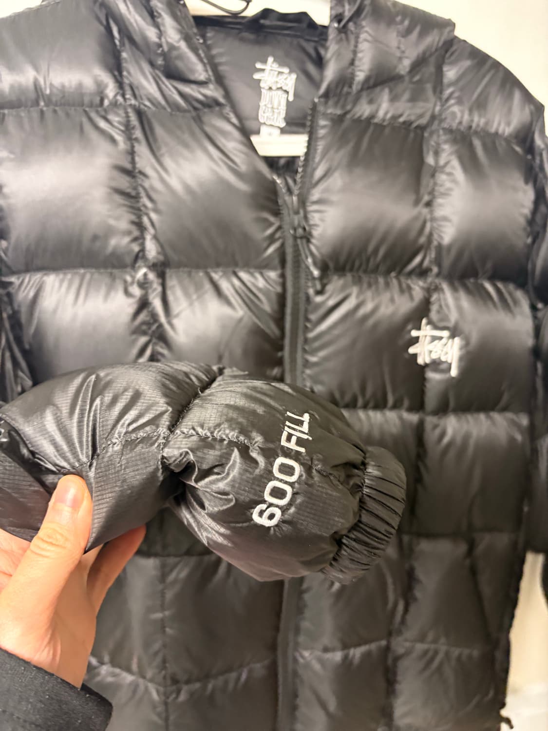 스투시 패딩 미드웨이트 푸퍼 블랙 M 상품이미지2